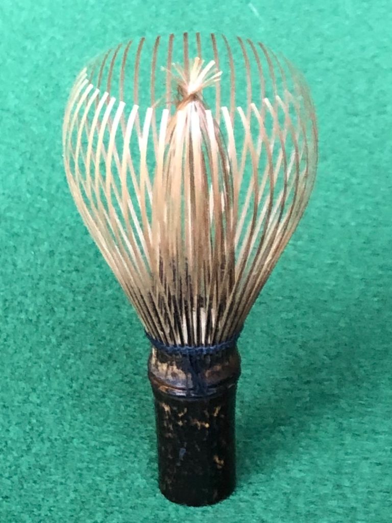 Black Bamboo Formal Medium-Tine Matcha Tea Whisk (Chasen) for Koicha (Thick Tea) — Takayama Chasen by Kubo Sabun