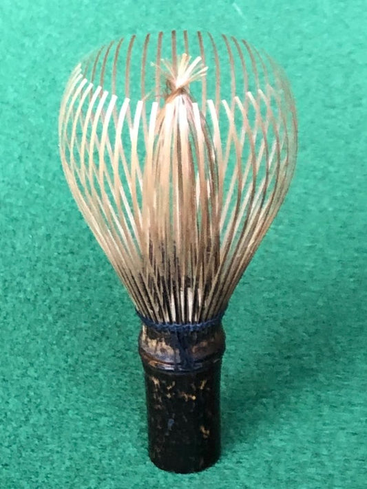 Black Bamboo Formal Medium-Tine Matcha Tea Whisk (Chasen) for Koicha (Thick Tea) — Takayama Chasen by Kubo Sabun
