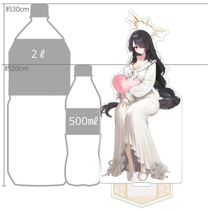 Blue Archive Original Illustration Roomwear Extra-Large Acrylic Stand Hinata - Key-th