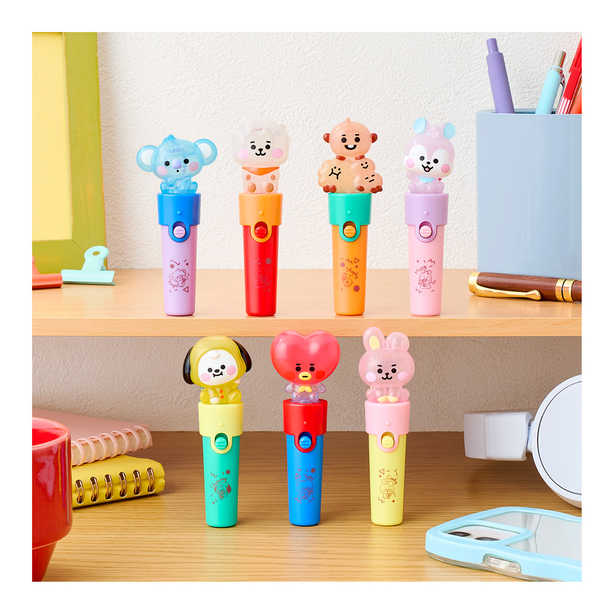 BT21 Light Stick Charm 2 (BT21) - BANDAI Candy