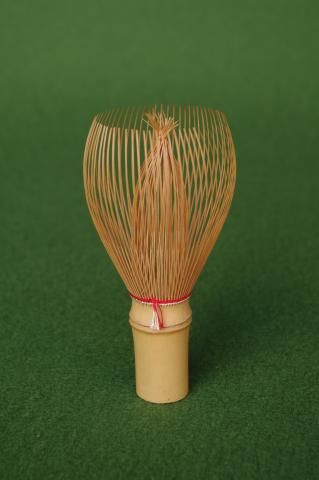 Celebration Matcha Tea Whisk (Chasen) (Red & White Thread) — Takayama Chasen by Kubo Sabun