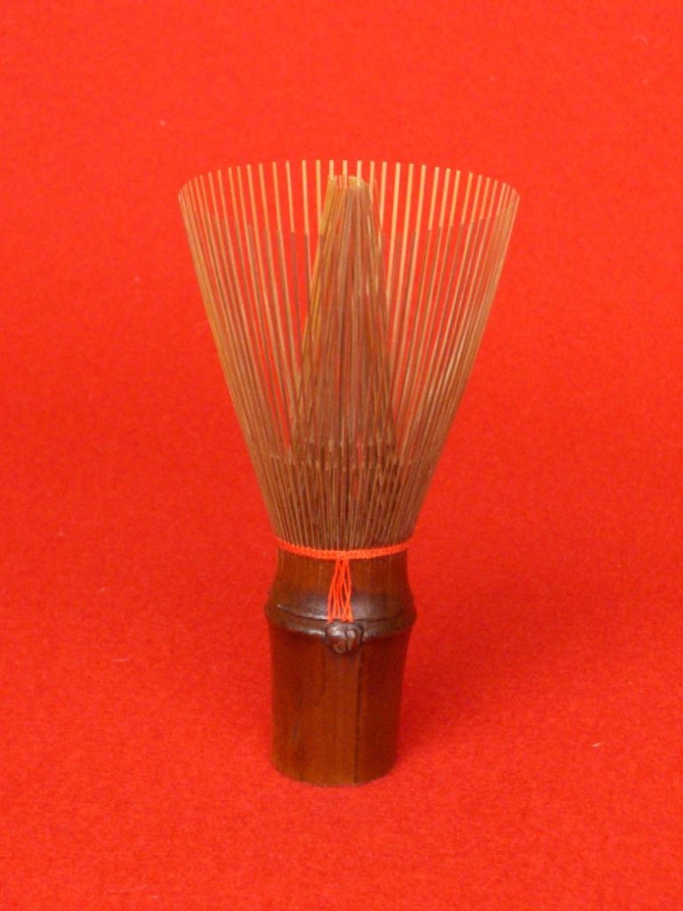 Celebration Rikyū-Style Smoked Bamboo Matcha Tea Whisk (Chasen) — Takayama Chasen