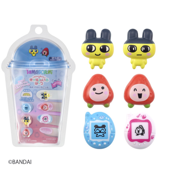 Character Nail Parts Tamagotchi Mametchi & Ichigotchi (Tamagotchi) - LIFESTYLE BANDAI