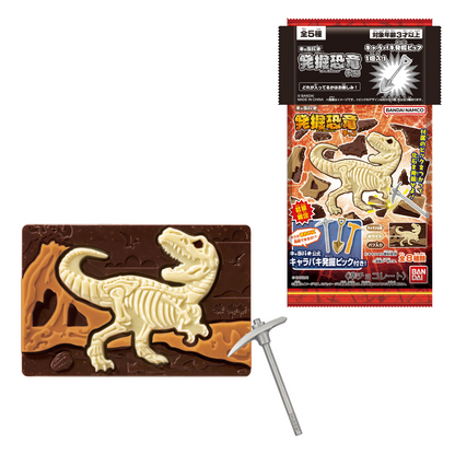 Charapaki Excavation Dinosaur Chocolate with Charapaki Excavation Pick - BANDAI Candy