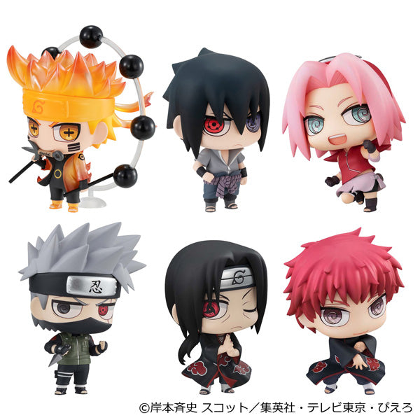 Chimi Mega Series NARUTO SHIPPUDEN Mascot Collection [1] (Set of 6) - MegaHouse