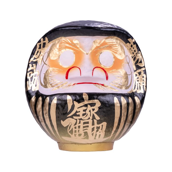 Daimonya Black-ink Fortune Daruma ~Gold's Peak~