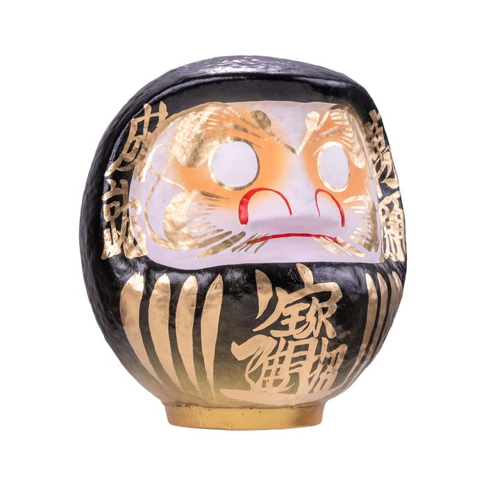 Daimonya Black-ink Fortune Daruma ~Gold's Peak~
