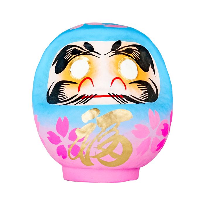 Daimonya Cherry Blossom Daruma [Blue Sky]