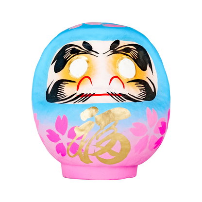 Daimonya Cherry Blossom Daruma [Blue Sky]