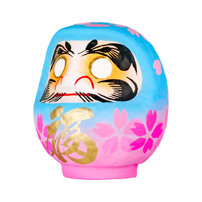 Daimonya Cherry Blossom Daruma [Blue Sky]