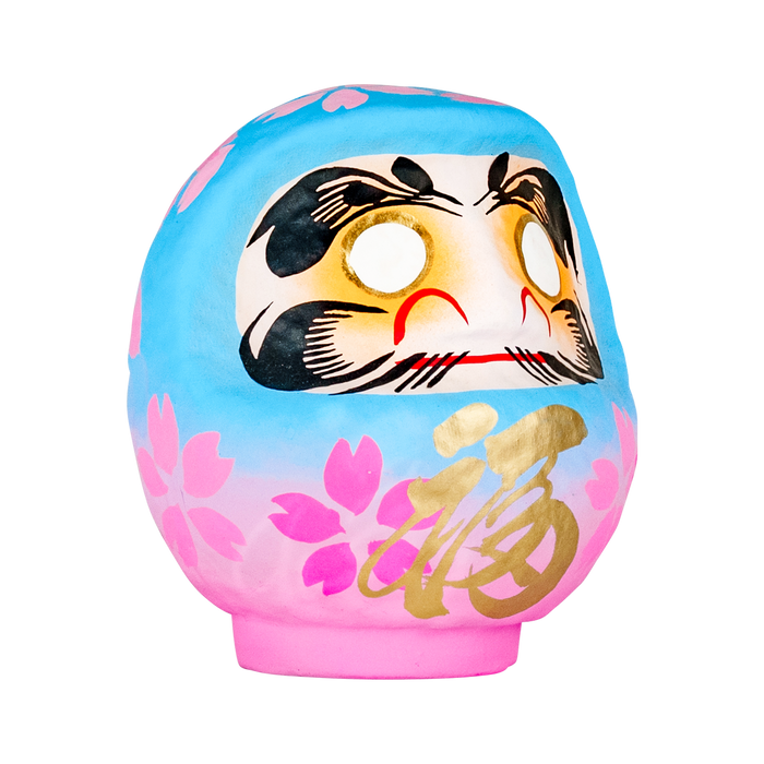 Daimonya Cherry Blossom Daruma [Blue Sky]