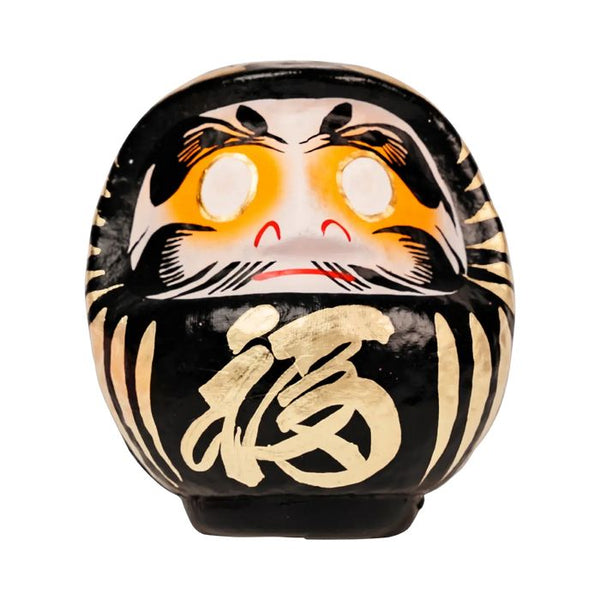 Daimonya Fortune Daruma Black 12cm