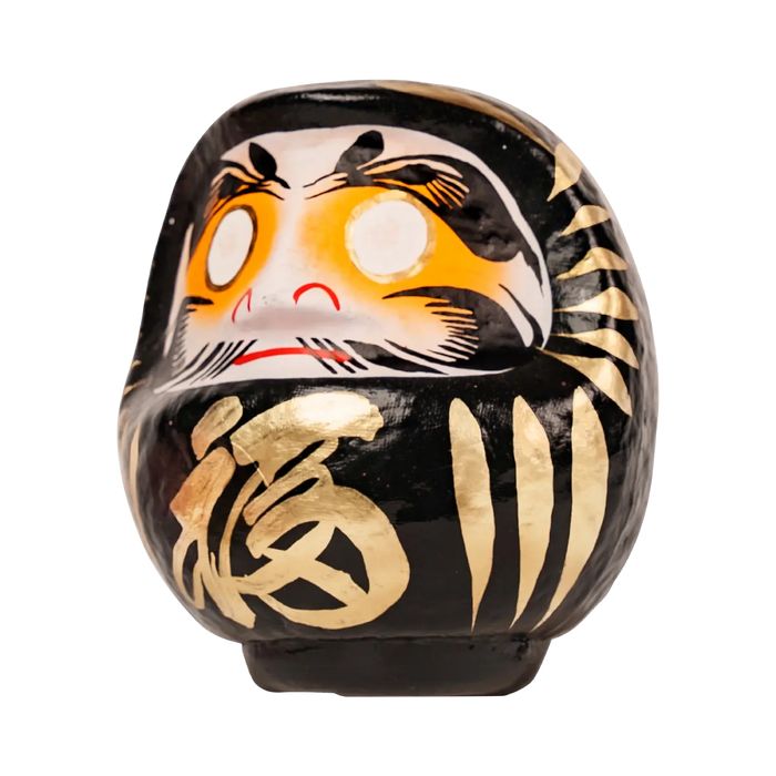 Daimonya Fortune Daruma Black 12cm