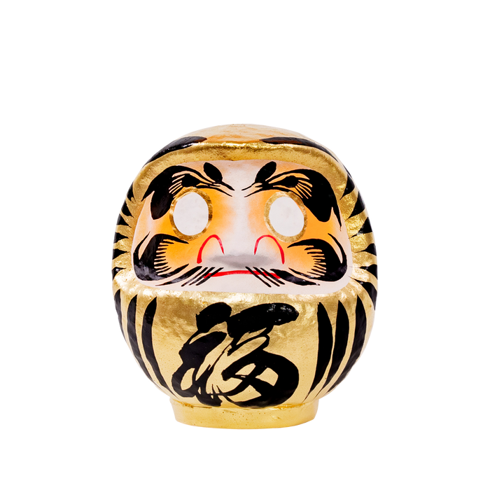 Daimonya Gold Daruma 12cm Black
