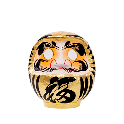 Daimonya Gold Daruma 12cm Black