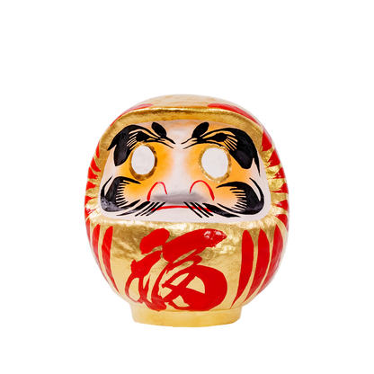 Daimonya Gold Daruma 12cm Red