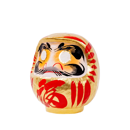 Daimonya Gold Daruma 12cm Red