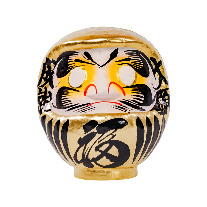 Daimonya Gold Daruma 15cm Black
