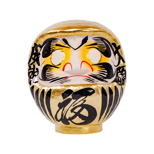 Daimonya Gold Daruma 15cm Black