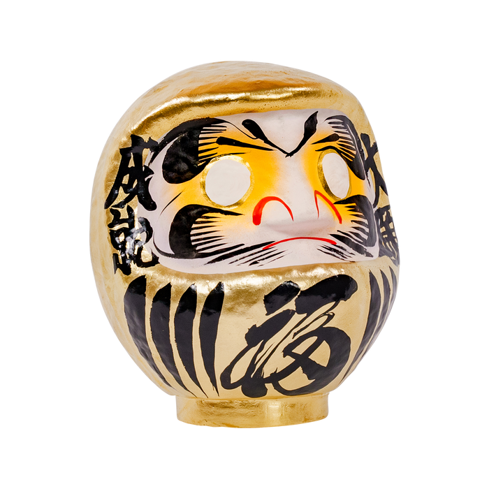 Daimonya Gold Daruma 15cm Black