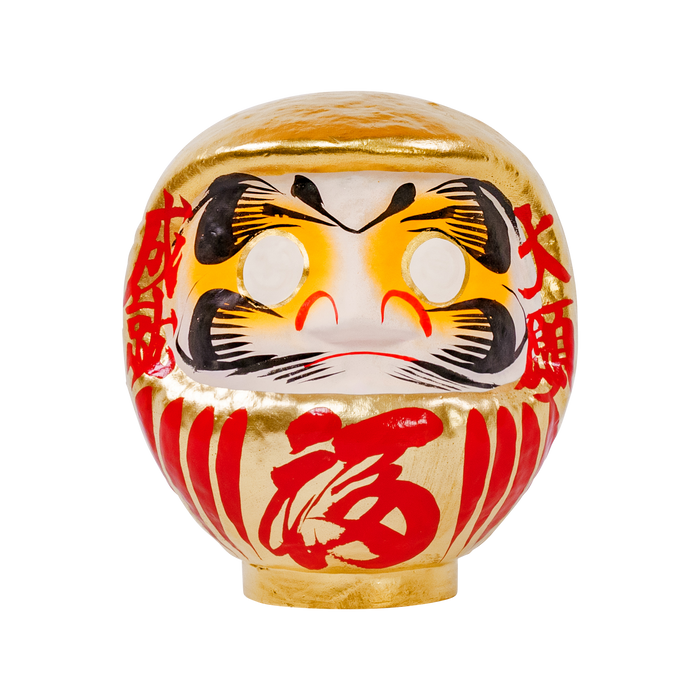 Daimonya Gold Daruma 15cm Red
