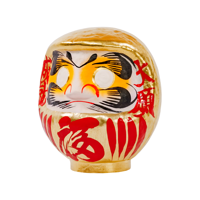 Daimonya Gold Daruma 15cm Red