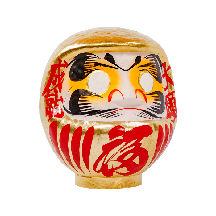Daimonya Gold Daruma 15cm Red