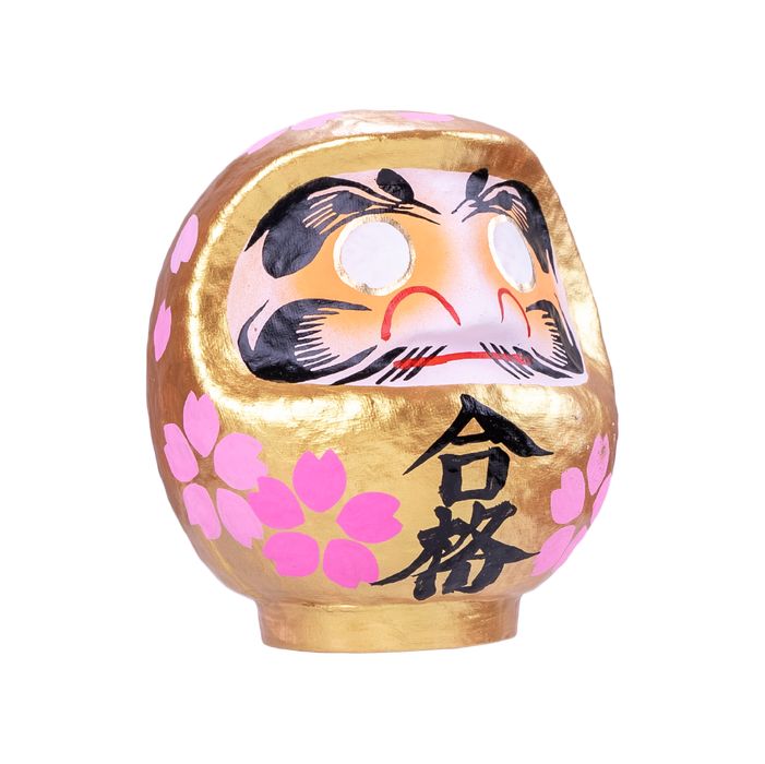 Daimonya Golden Cherry Blossom Daruma