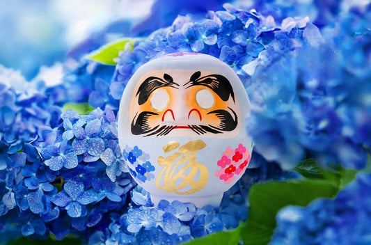 Daimonya Hydrangea Daruma 12cm