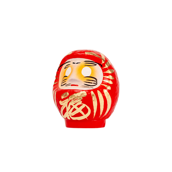 Daimonya Small Happiness Daruma (White/Red)