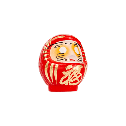 Daimonya Small Happiness Daruma (White/Red)