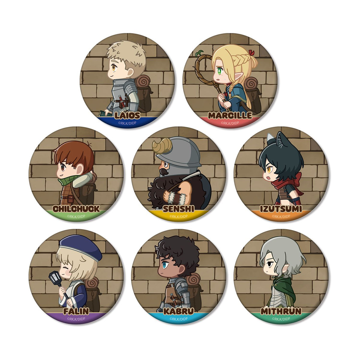 Delicious in Dungeon Chibi Toko Trading Matte Can Badge - arma bianca