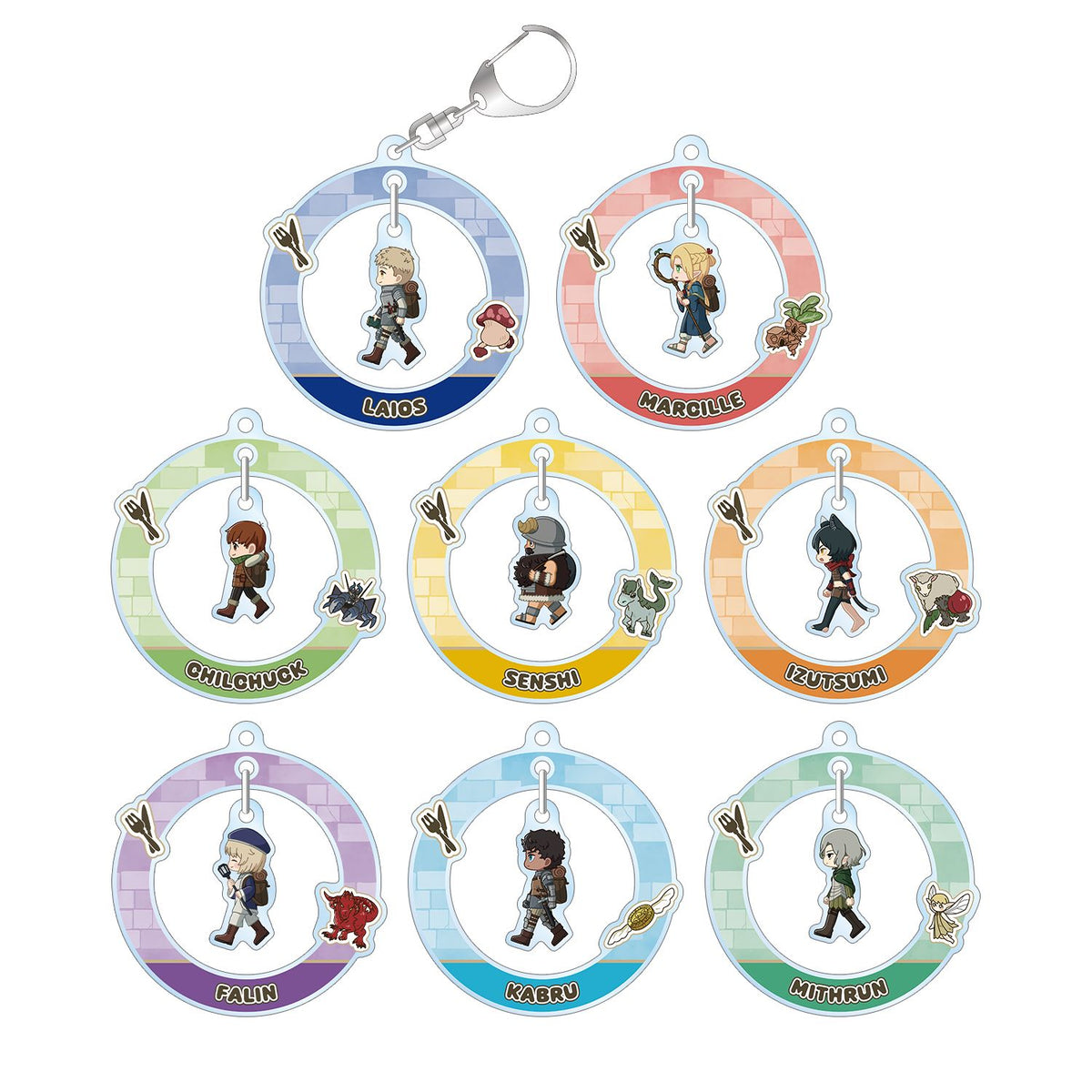 Delicious in Dungeon Chibi Toko Trading Swinging Acrylic Key Holder - arma bianca
