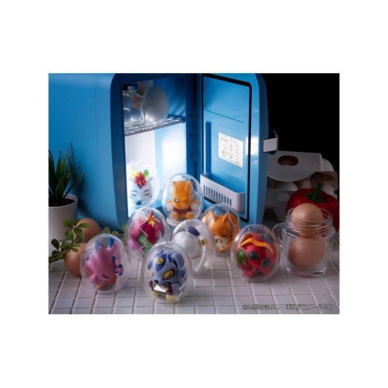 Digital Monster MEGA EGG FIGURE Digimon Adventure Oyasumi Digicolle! (Set of 8) - MegaHouse