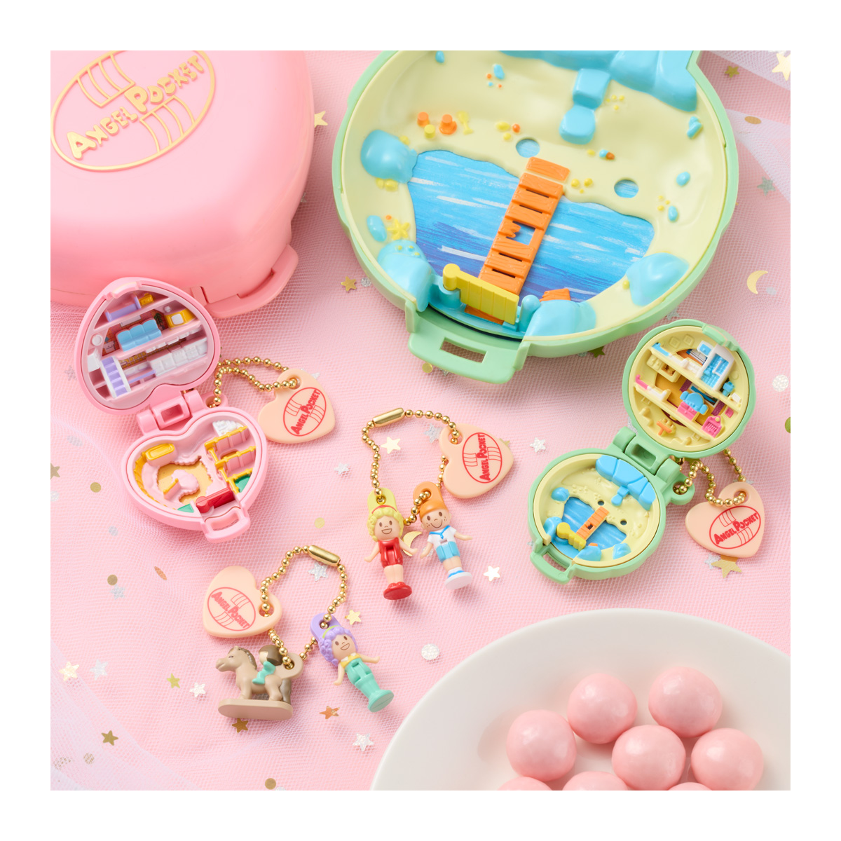 DOLLHOUSE Angel Pocket Miniature Collection & Choco Bolo - BANDAI Candy