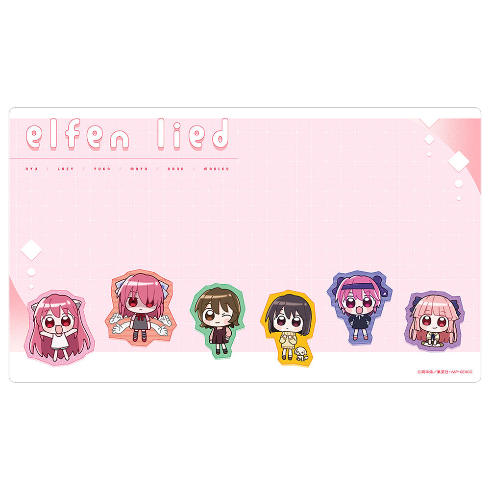 Elfen Lied Chibi Rubber Mat - Key-th