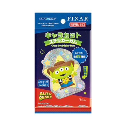 Ensky Alien Remix Character Cut Sticker Gum (Disney)