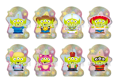 Ensky Alien Remix Character Cut Sticker Gum (Disney)