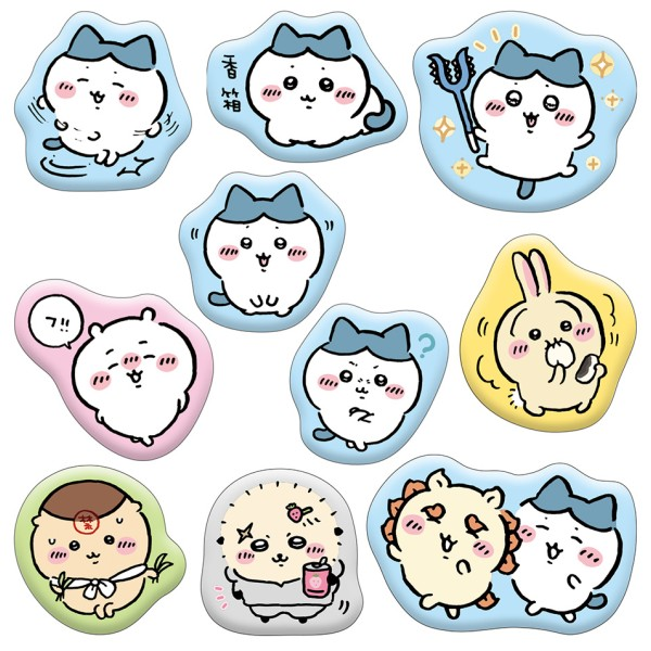 Ensky Chiikawa Marshmallow-Style Stickers 2 - Hachiware Large-Size Set (Chiikawa)