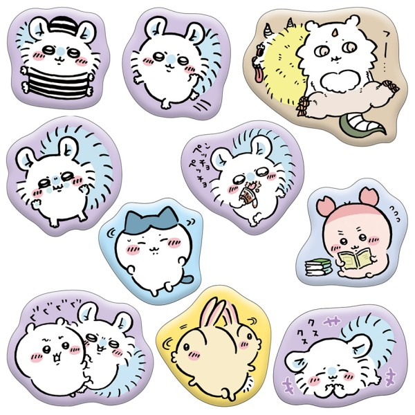 Ensky Chiikawa Marshmallow-Style Stickers 4 - Momonga Large-Size Set (Chiikawa)