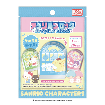 Ensky Sanrio Characters Acrylic Block (Sanrio Characters)