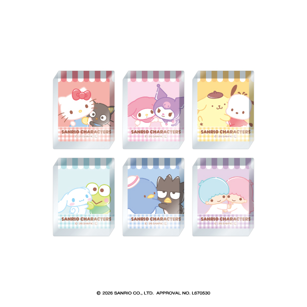 Ensky Sanrio Characters Acrylic Block (Sanrio Characters)