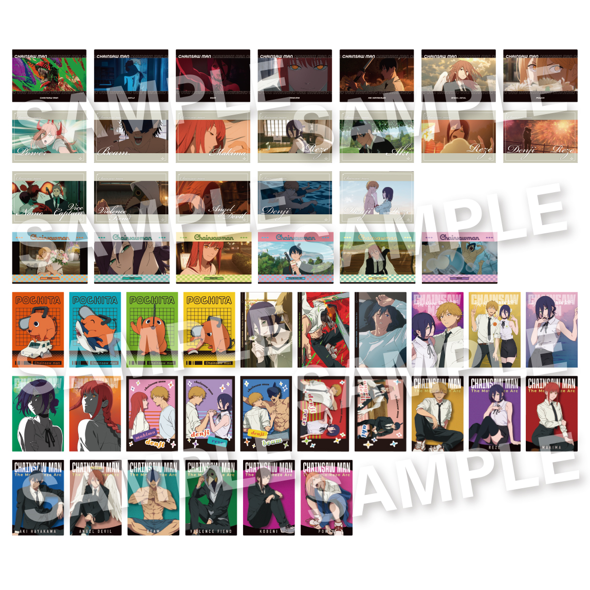 Ensky Theatrical Version 'Chainsaw Man: Reze Arc' Graphic Card Collection