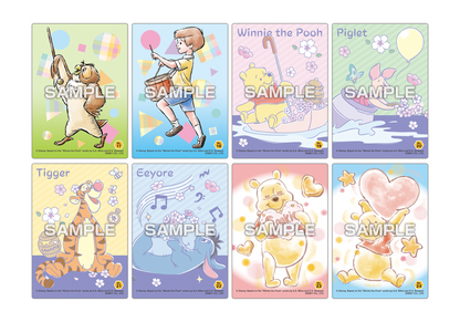 Ensky Winnie the Pooh Clear Card Collection Gum (Disney)