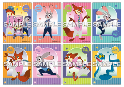 Ensky Zootopia 2 Clear Card Collection Gum (Disney)