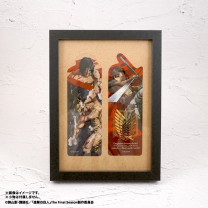 F-TOYS Attack on Titan Clear Bookmark Gum