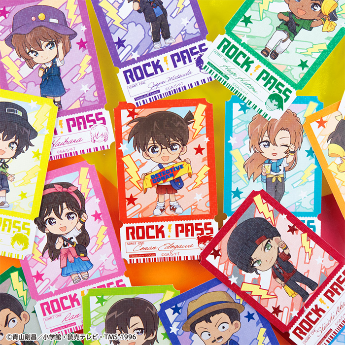 F-TOYS Detective Conan Rock Fest Prism Sticker Gum Ticket Style (Detective Conan)