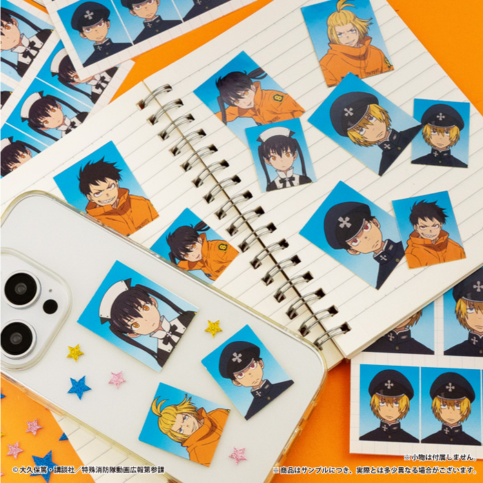 F-TOYS Fire Force Vol. 2 ID Shot Sticker Gum