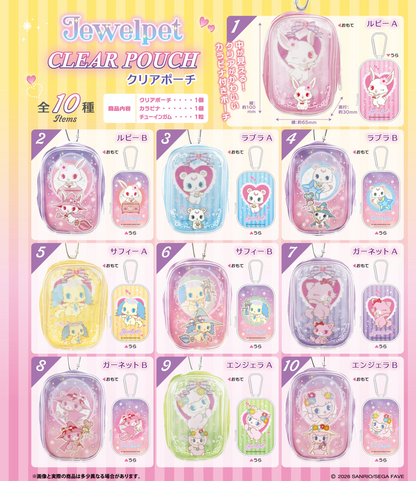 F-TOYS Jewelpet Clear Pouch