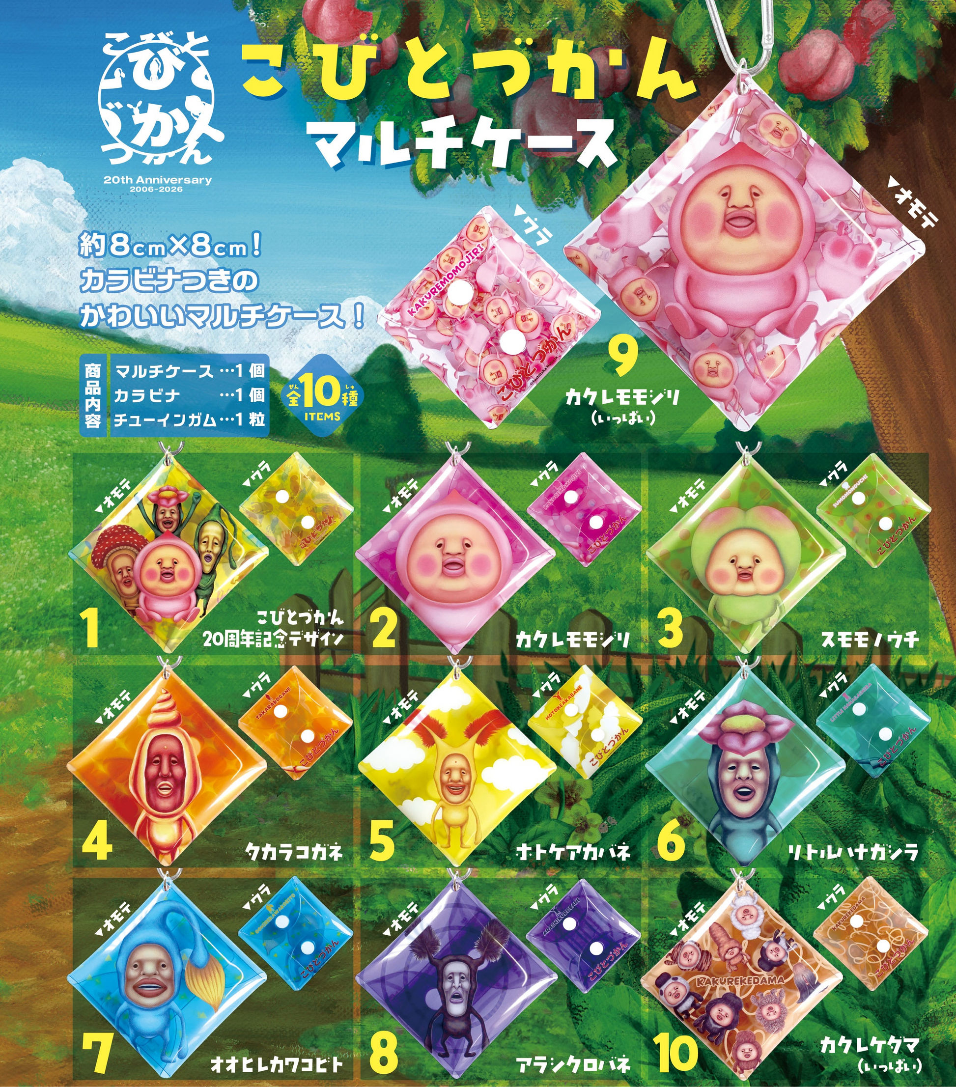 F-TOYS Kobito-zukan Multi Case